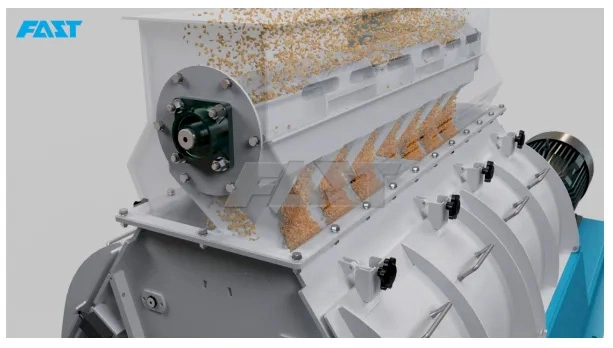 SDFP series of laying feed hammer mill